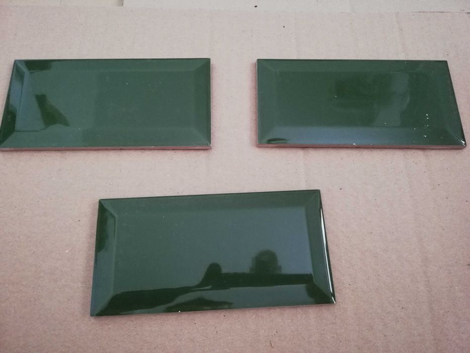 płytki cegiełka zielona -43 sztuki