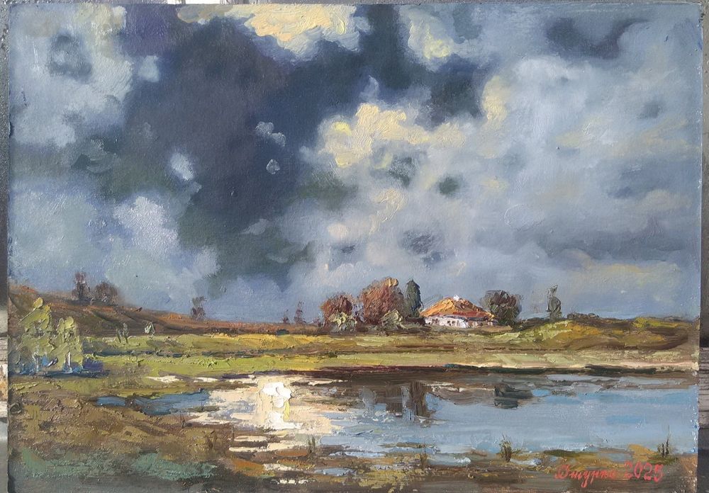 Картина Живопис Пейзаж Нарморт Етнопейзаж