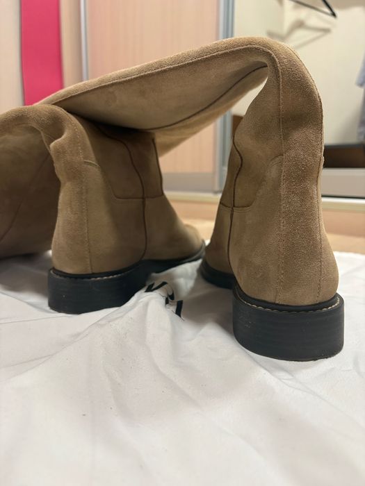 Чоботи із нат.замш. спилку Zara 40 р.