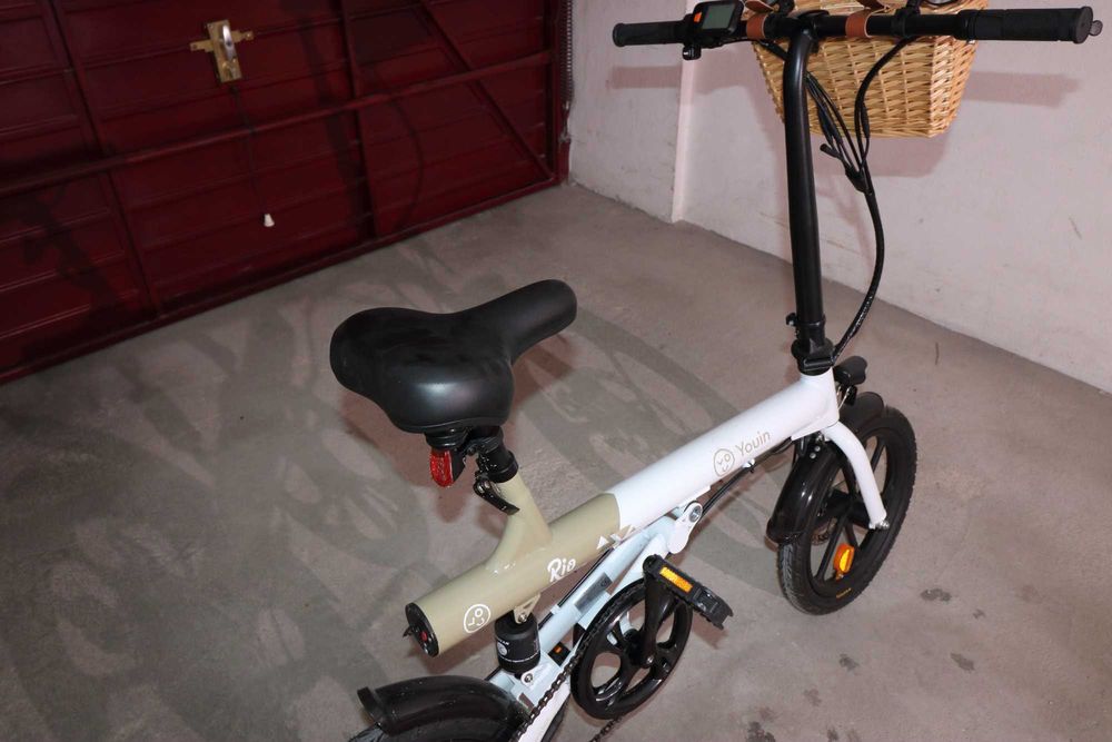 Bicicleta elétrica Youin Rio como nova. Fez 30 km