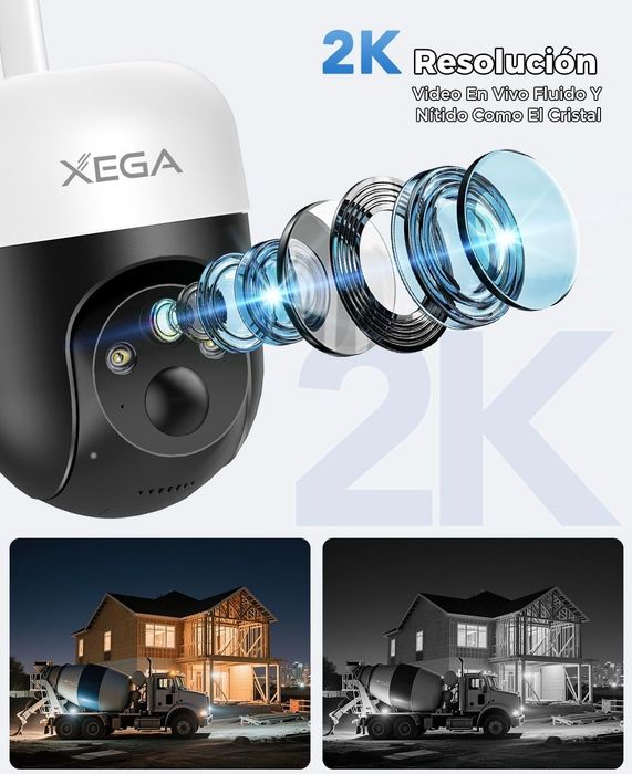 Câmara solar 4G 2K 3MP