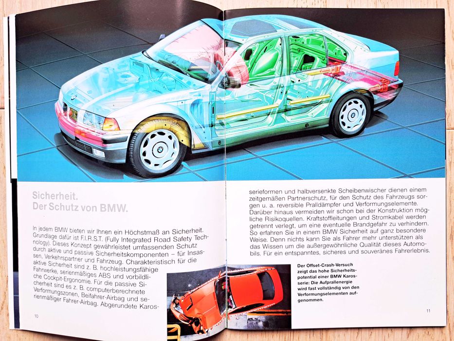 BMW Program 1994 - 3 E36, 5 E34, 7 E32, 8 E31 - prospekt 46 str. BDB