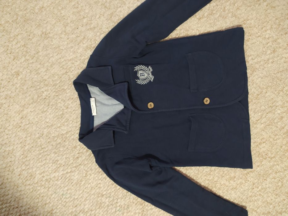 Коттоновий шкільний піджак, блайзер