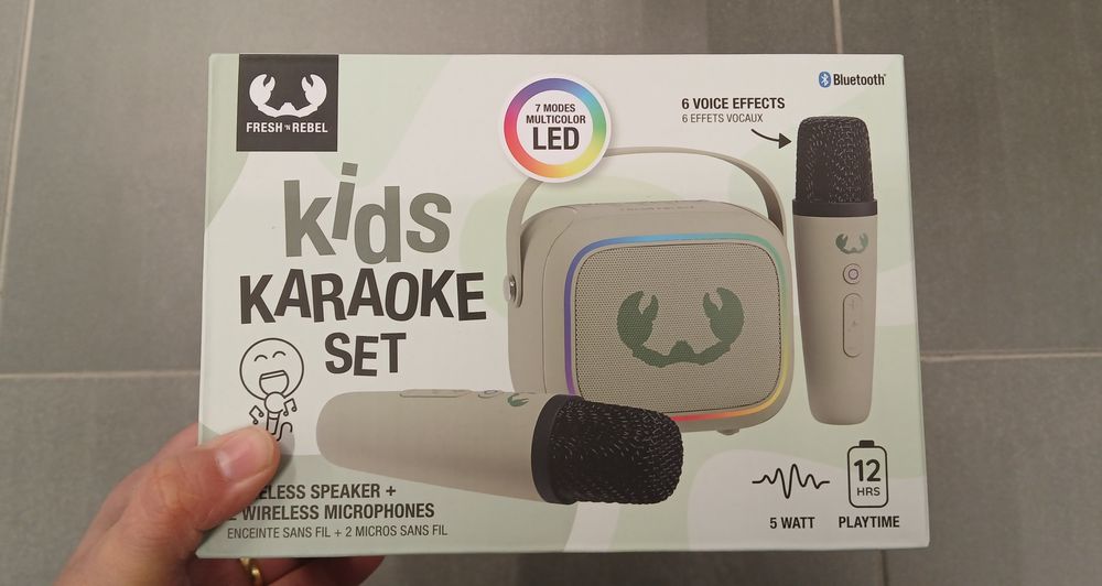 Conjunto de Karaoke para crianças Verde