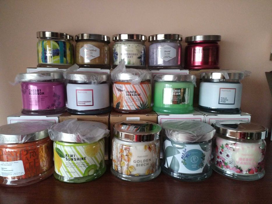 Świece Partylite duży wybór zapachów