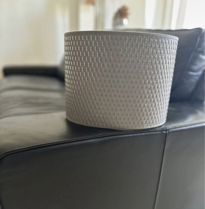 Abajur cinzento Ikea