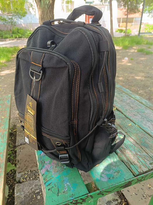 Якісний  брезентовий рюкзак Gold Be / GoldBe  Великий 40 L