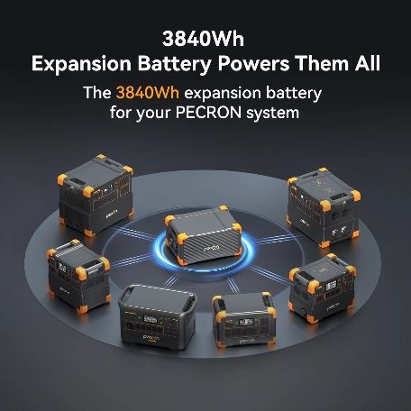 додаткові акумулятори pecron EP3800-48V ( Місткість: 3840 Вт·год ) В НАЯВНОСТІ