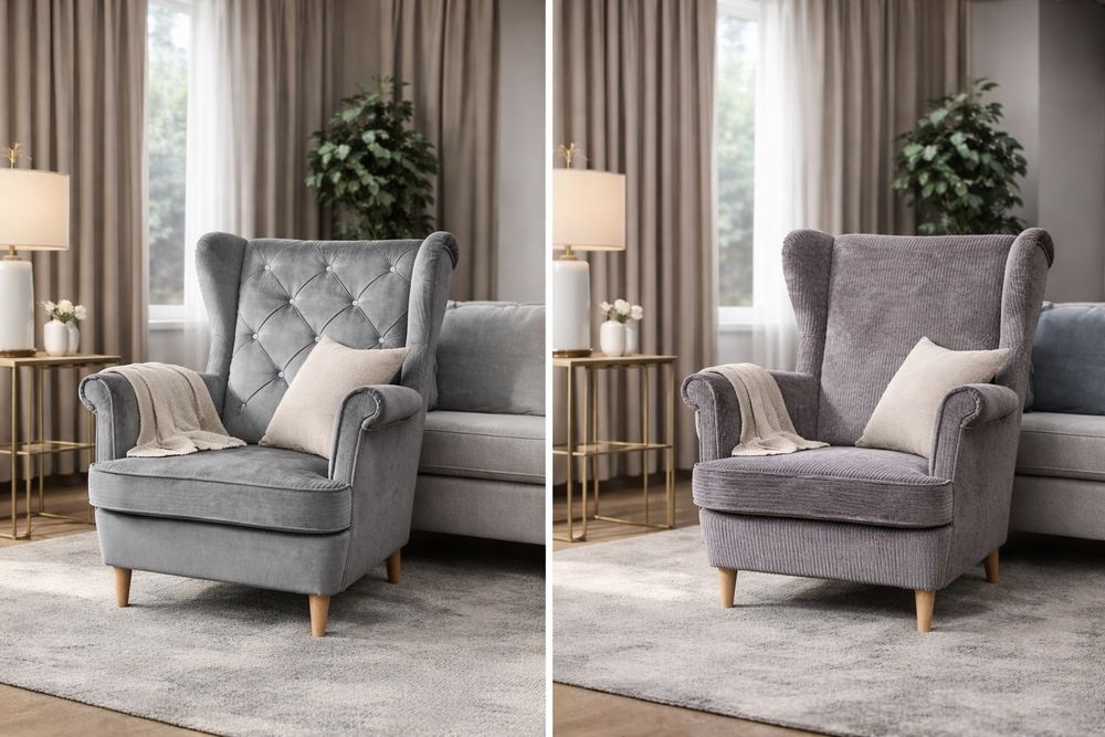 Stylowy fotel do salonu – Uszak w super cenie