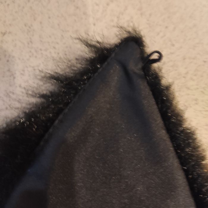 Kołnierz futrzany czarny