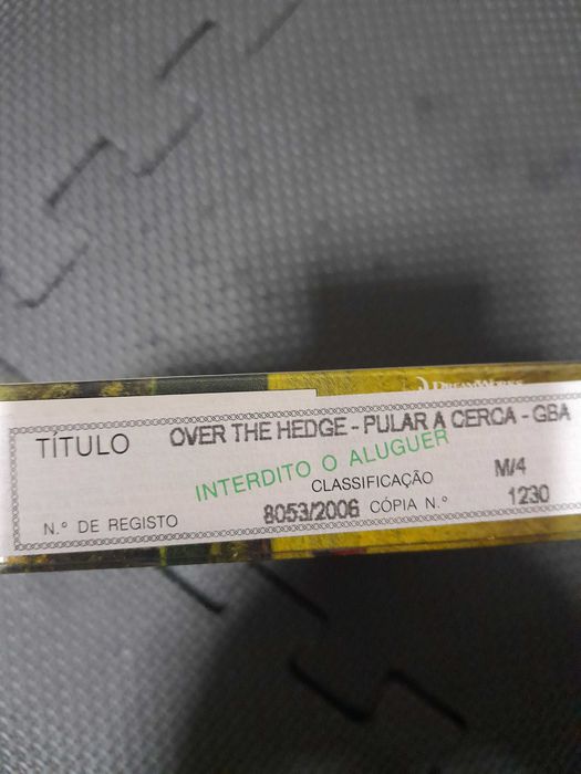 Jogo "Pular a Cerca" Gameboy