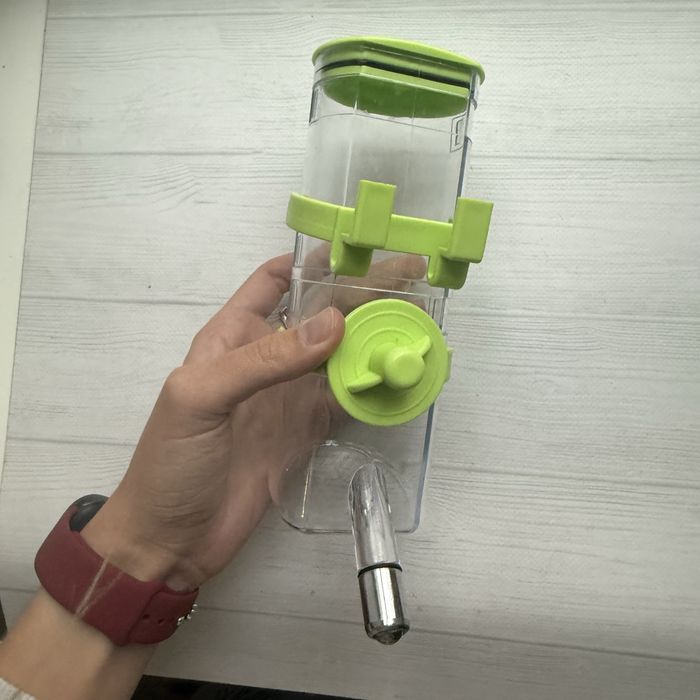 Автоматична поїлка-диспенсер для гризунів та котів 500 мл