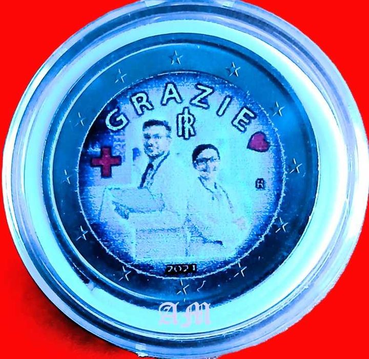 Itália 2€ Colorida Grazie 2021
