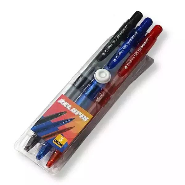 Długopisy żelowe Semi gel 3 kolory 983 -3. Polsirhurt. Nowy Produkt
