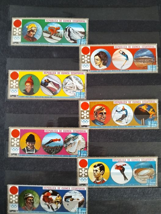 Znaczki pocztowe Gwinea Równikowa.