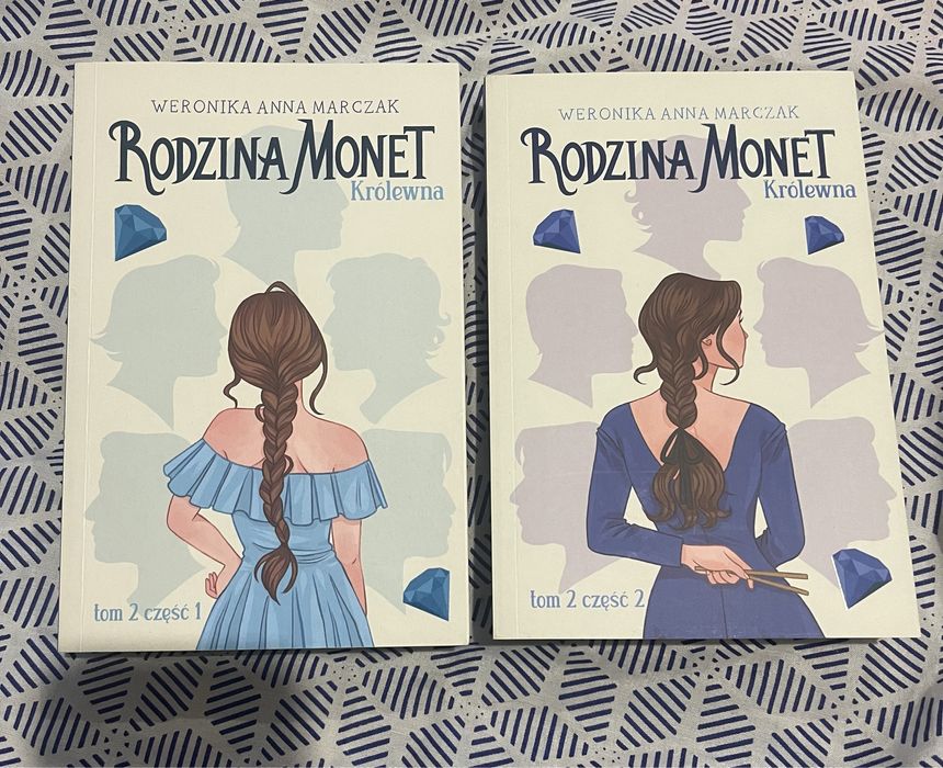 Sprzedam rodzine monet Królewna tom 2 część 1 i 2