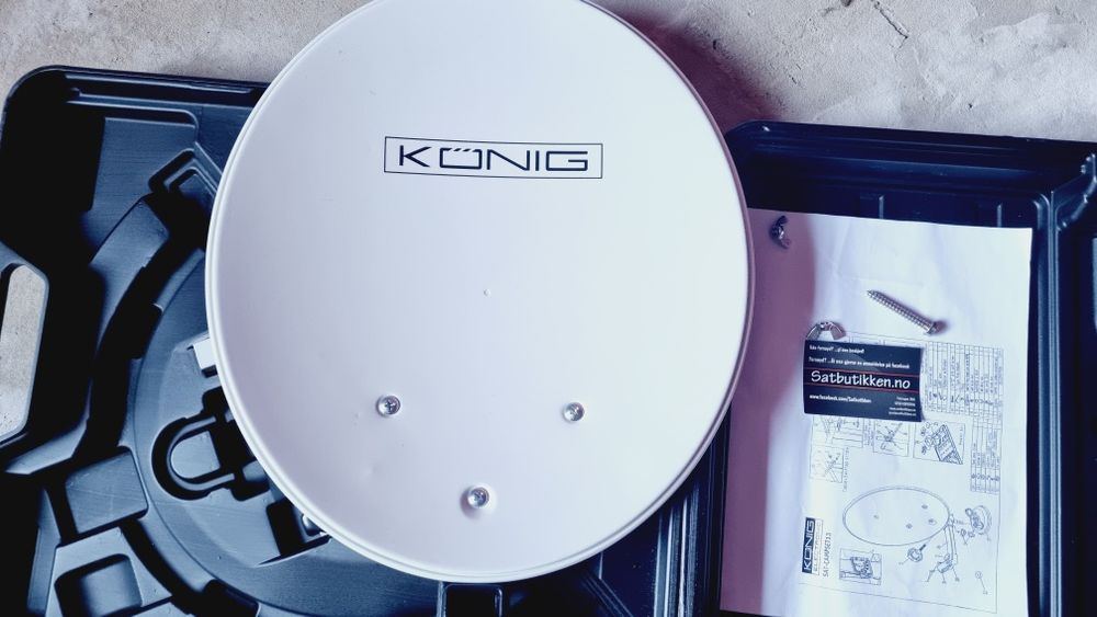 Satelita do cempingu.