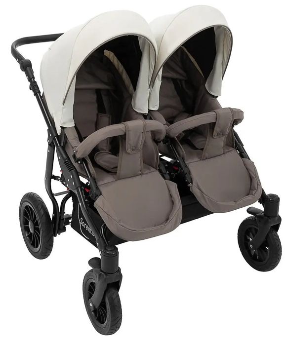 Коляска для двійні 2 в 1 Bair Sorento DUO Бежевий