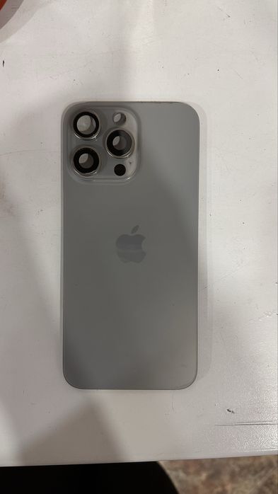 Задня кришка iPhone 15 Pro Max Natural Titanium, 15 про макс