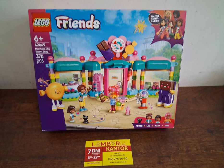 1290/25 NOWE Klocki LEGO 42649 Friends Sklep z cukierkami Heartlake.