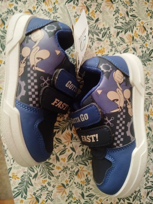 Buty dla chłopca na rzepy Sonic rozmiar 26 Nowe