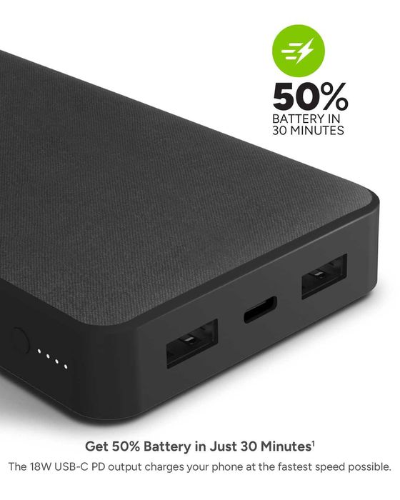 Apple Mophie Powerbank 20W USB C Тайп Си iPhone/Роутер Быстрая Зарядка