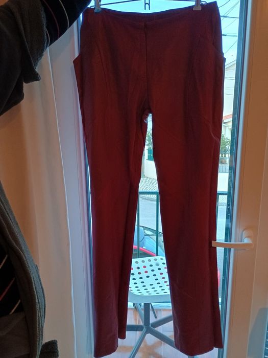 Calças de Pele Fatima Lopes-Elegancia e Estilo