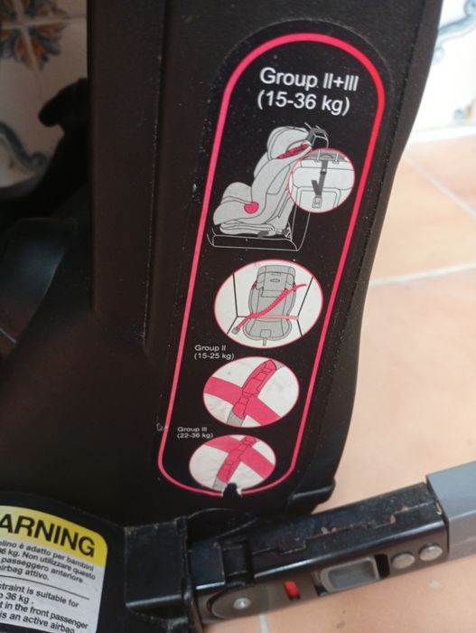 Cadeira auto para criança