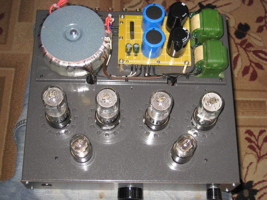 Ламповий двотактний підсилювач 6п3с. Новий.