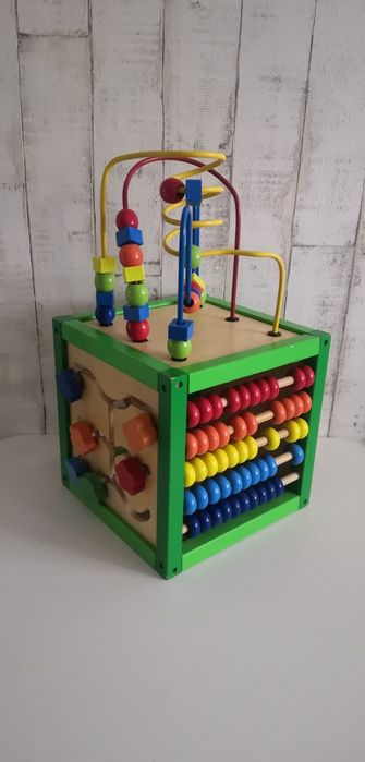 * Sorter drewniany  - kostka edukacyjna.