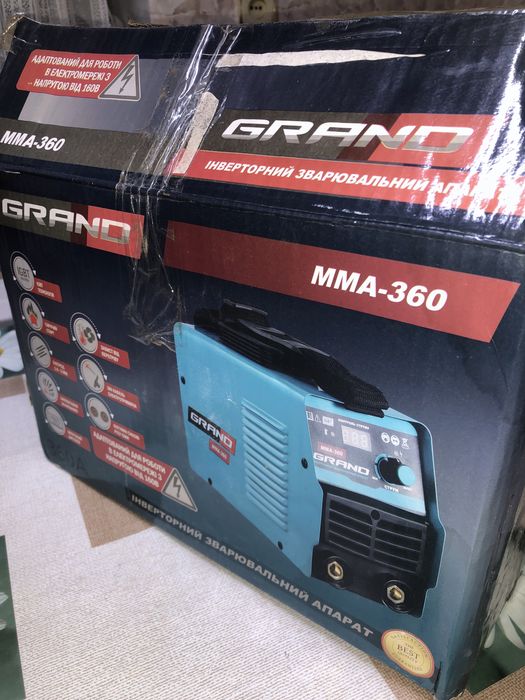 Зварювальний інвертор Grand MMA-360