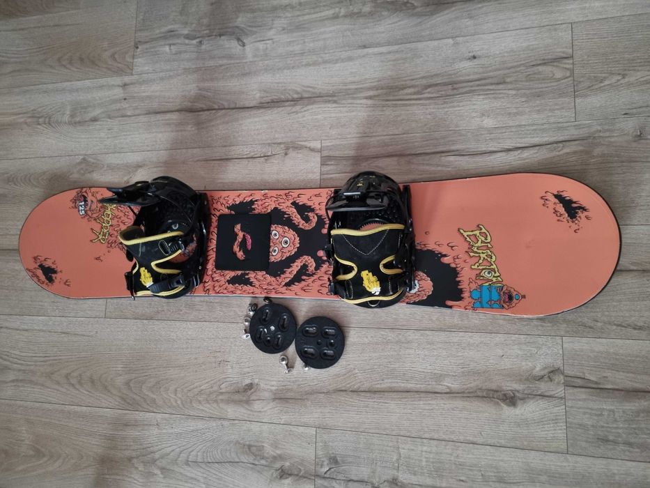 Deska snowboardowa Burton 125cm + wiązania Flow