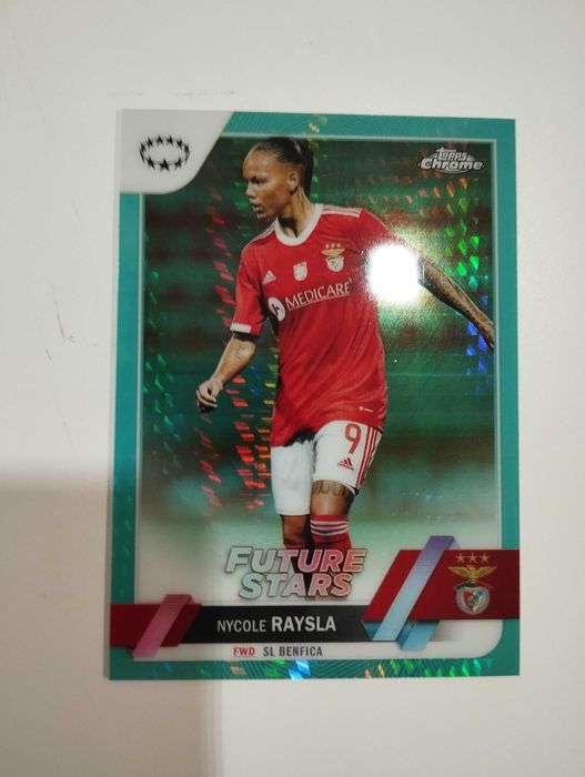 Carta Paralela Topps Chrome Benfica