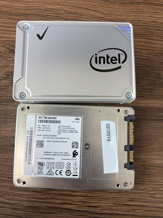 Dysk SSD 256GB Intel MLC - mam tez inne dyski