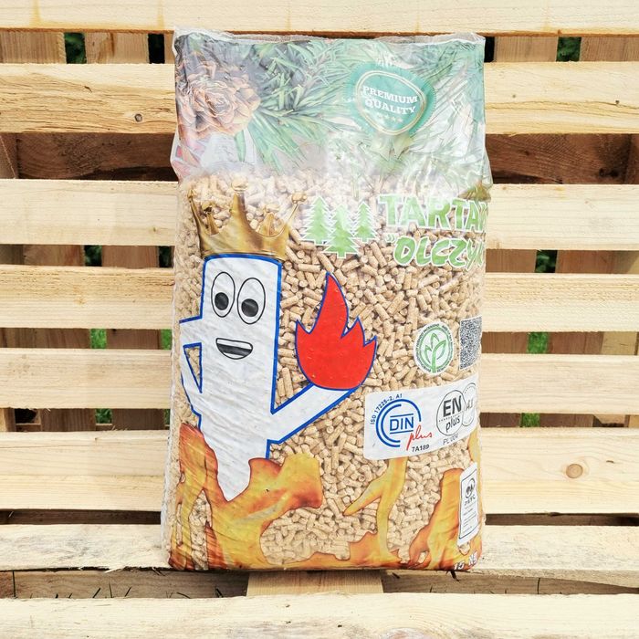 Pellet Tartak Olczyk Premium Quality| Klasa A1 Najwyższa jakość! Pelet