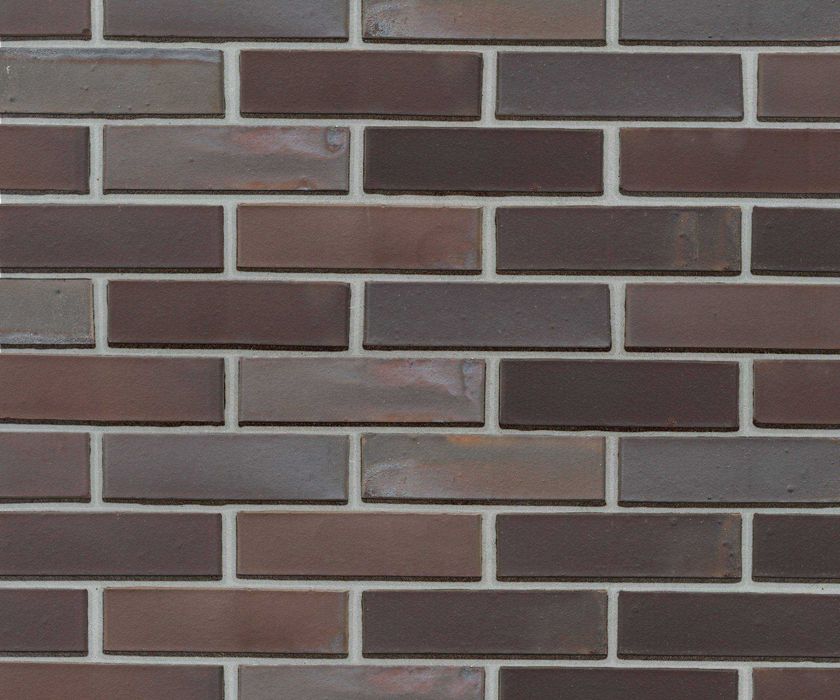 Cegła klinkierowa LODE CARBON pełna dziurawka ANTRACYT GLAZURA