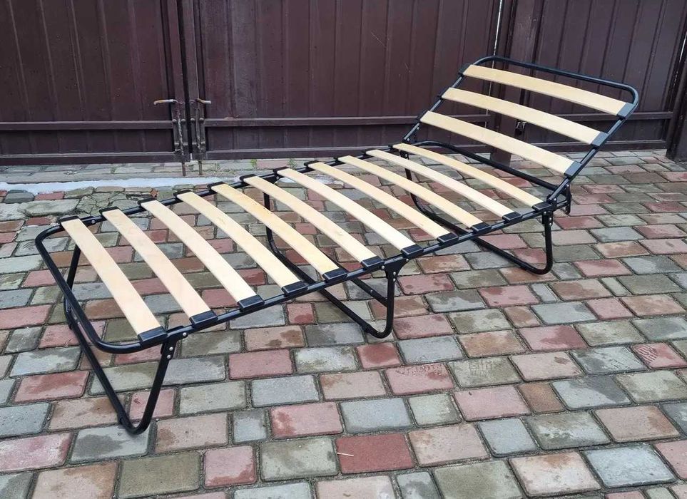 Розкладачка розкладне ліжко раскладушка раскладная кровать с матрасом