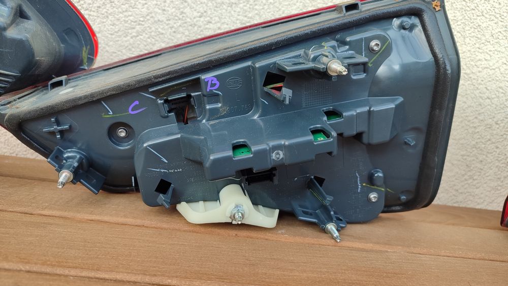 Komplet lamp tylnych BMW X3 g01 usa