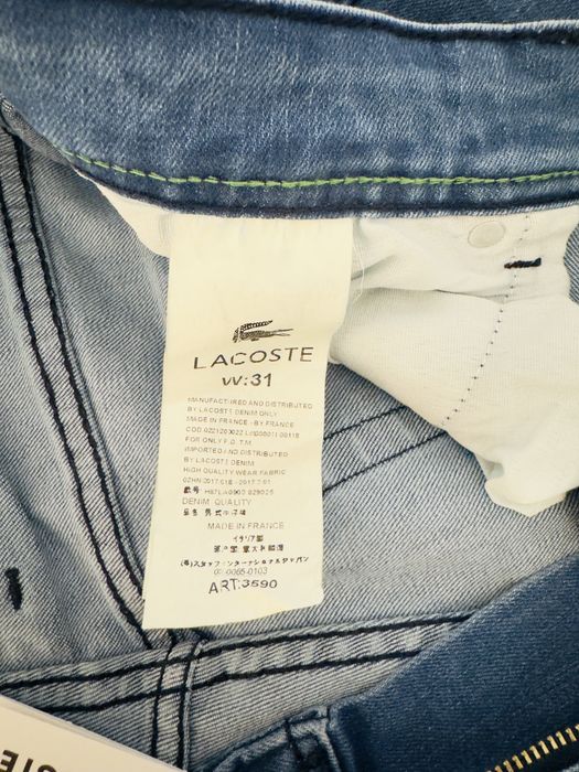 Lacoste spodnie jeansowe męskie