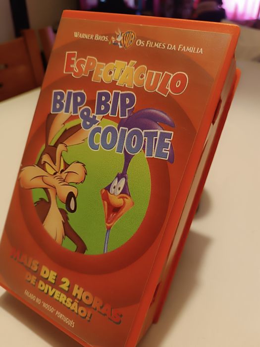 Espetáculo Bip Bip e Coiote. Filme VHS em Português