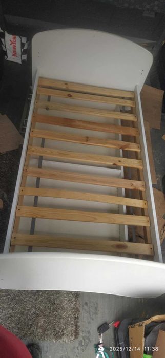 дитяче ліжко 160 x 80 біле