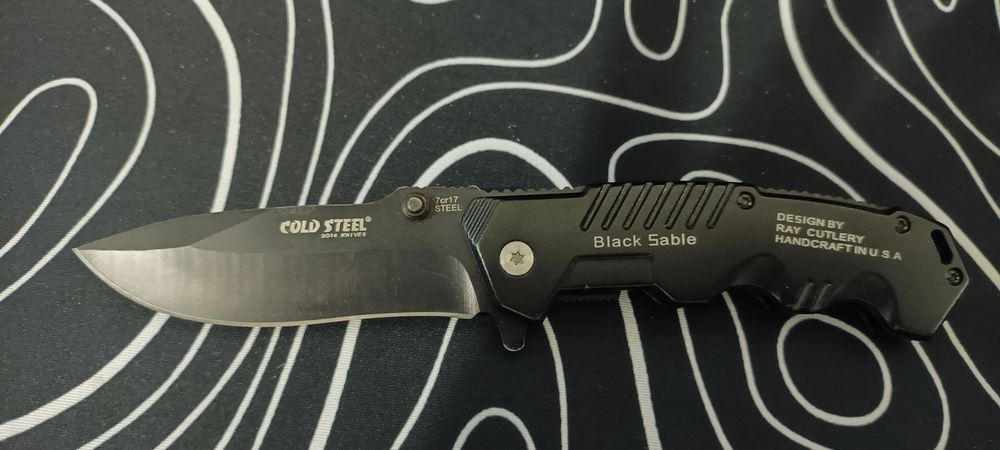 Canivete Cold Steel Black Sable