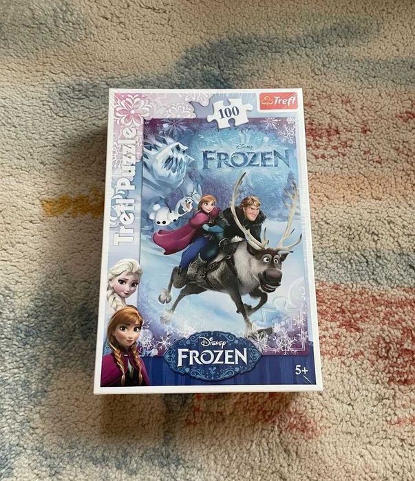 Trefl Puzzle Kraina Lodu 100 Elementów – Frozen „Na Ratunek Annie”