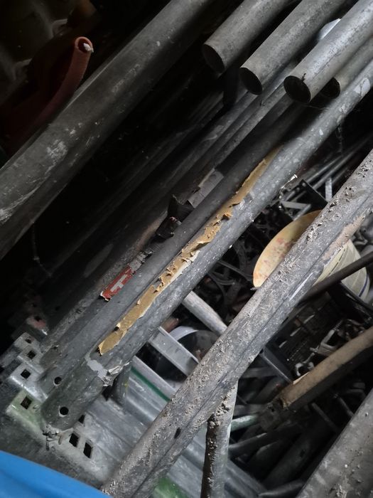 Rusztowanie stalowe ok. 75 m² – solidne, kompletne, stan bardzo dobry