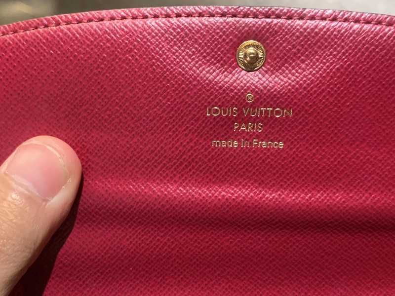 LV classic Monogram bean long wallet