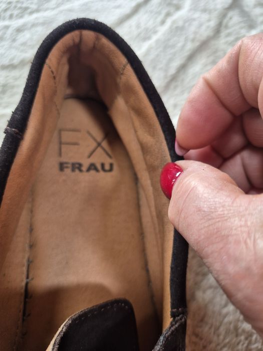 Mokasyny męskie ze skory R#44#  Frau