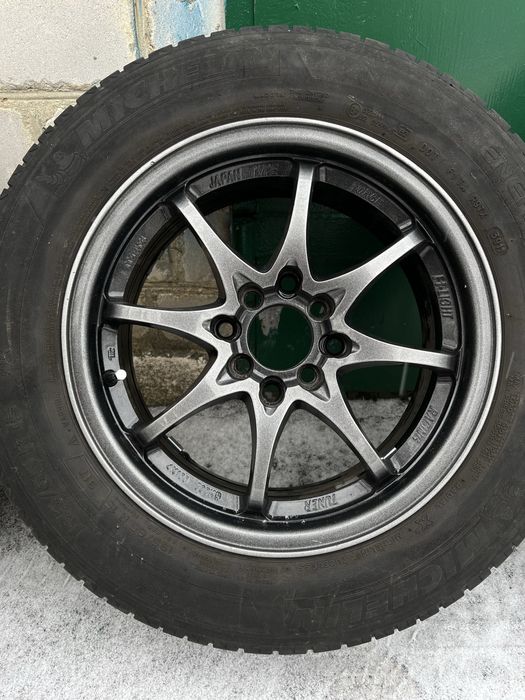 Диски japan r15 4х100 4х108 гума michelin 195/65/15