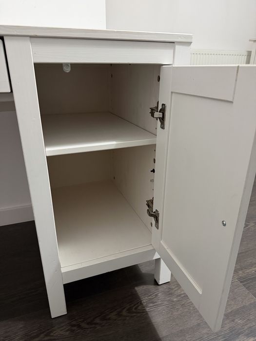 Biurko Hemnes biała bejca