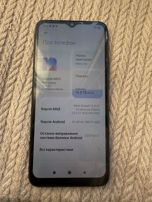 Телефон xiaomi redmi 9A