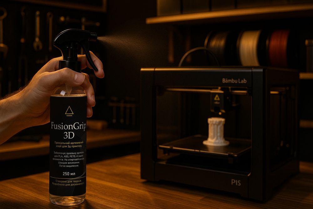 Клей для Столу 3D Принтера FusionGrip 3D
Клей для 3D-друку